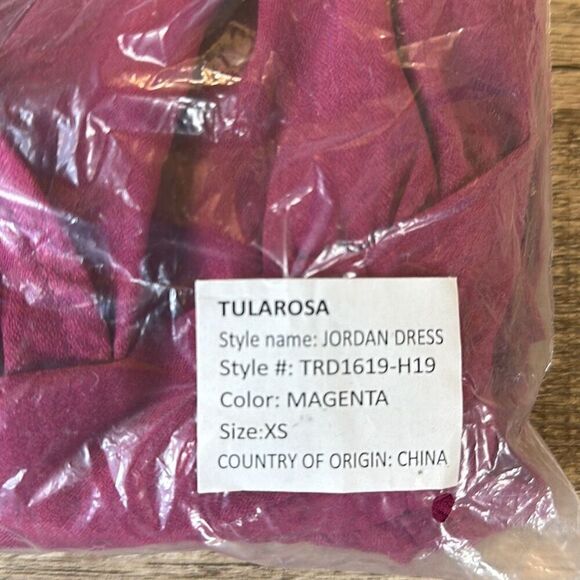 Size XS- Revolve Tularosa Jordan Magenta Dress - Picture 7 of 7